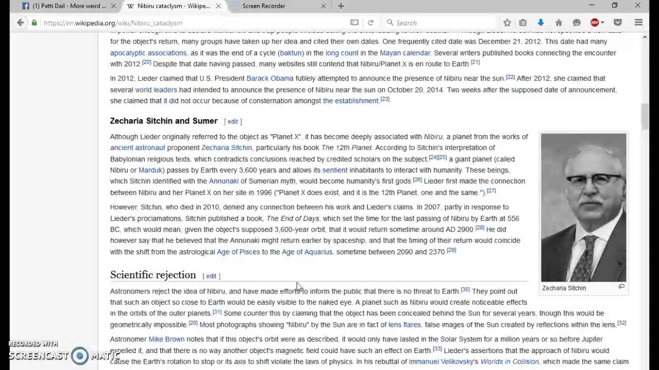 Nibiru Cataclysm and Wikipedia!