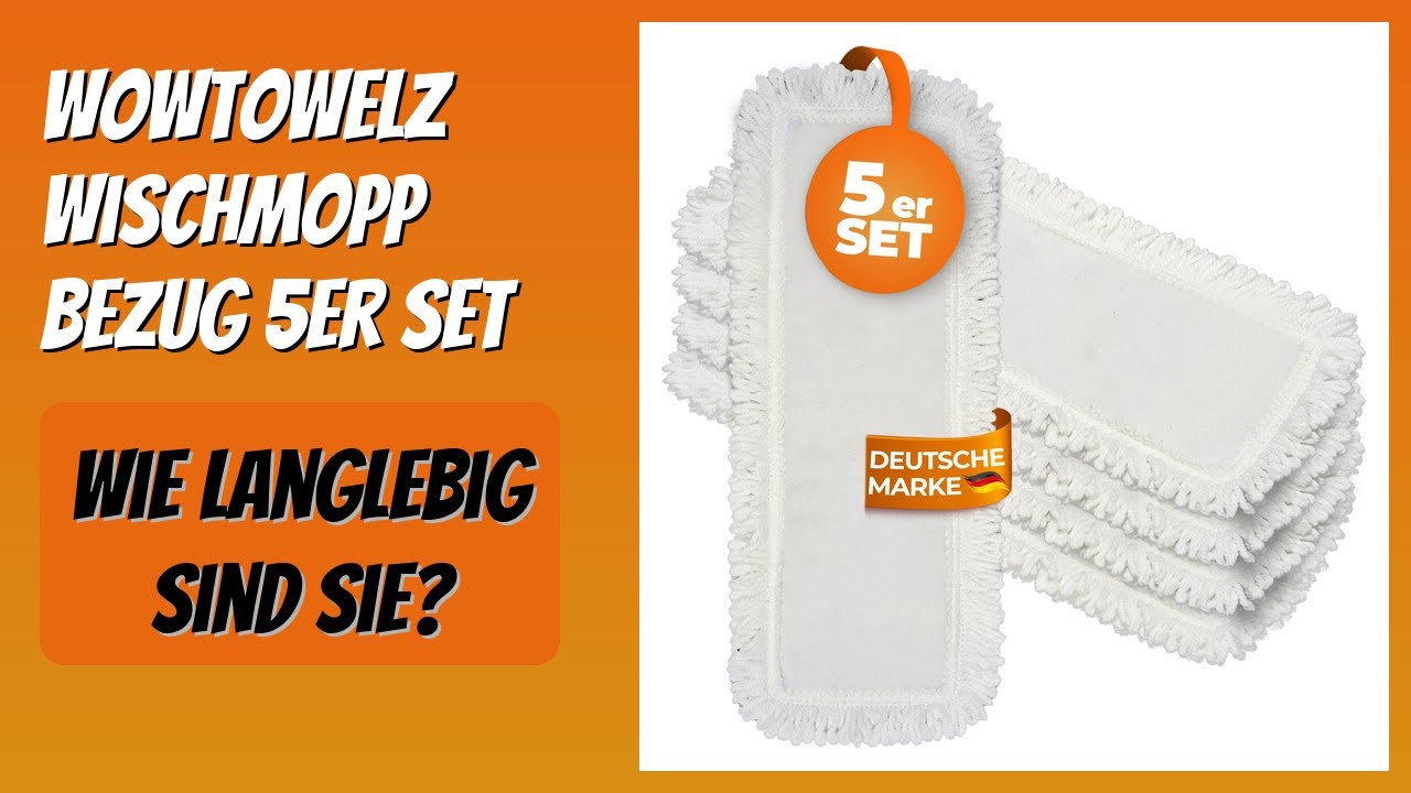 BEWERTUNG (2026): WOWtowelz Wischmopp Bezug 5er Set. Infos