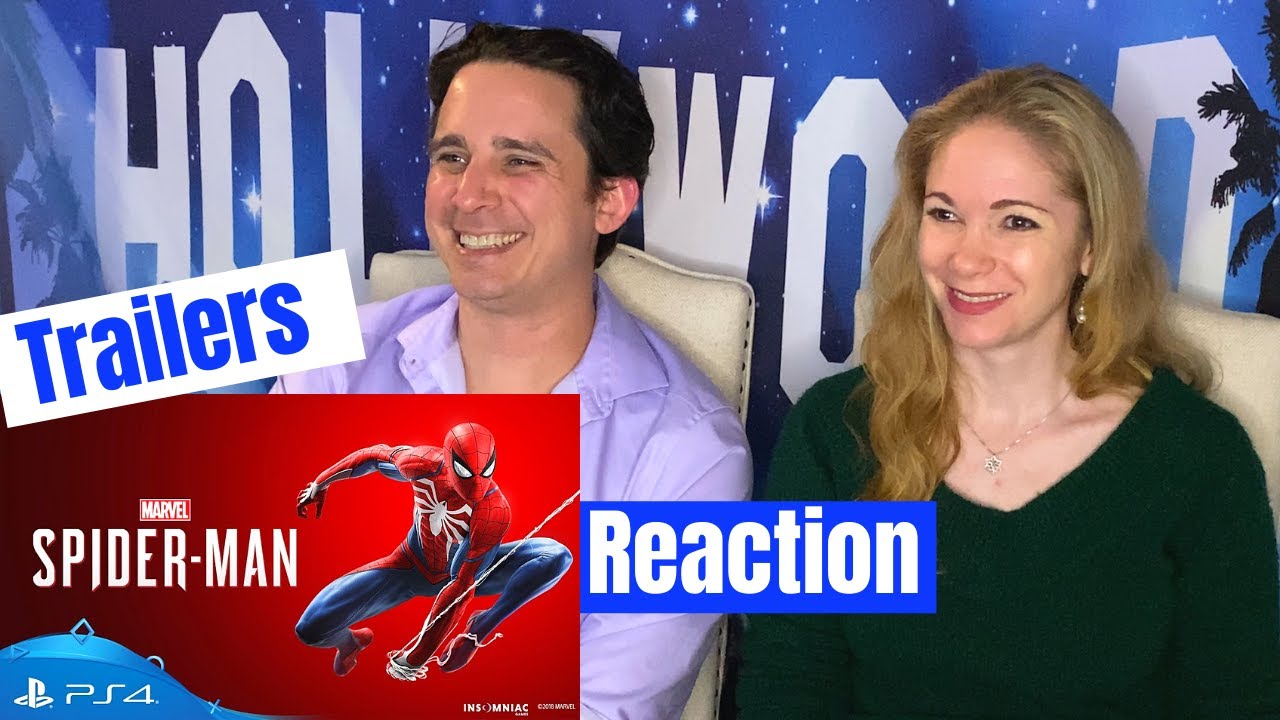 Spider-man PS4 Almost All Cinematic Trailers Reaction