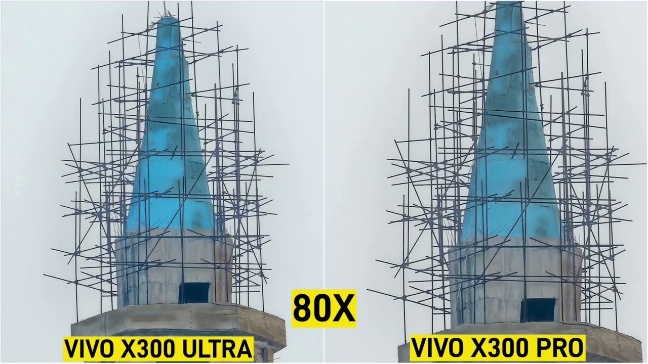 Vivo X300 Ultra Vs Vivo X300 Pro Live Zoom Test Comparison 