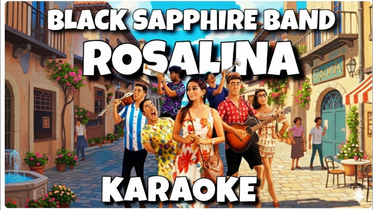 ROSALINA (Karaoke) - THE BLACK SAPPHIRE BAND | KARAOKE | 
