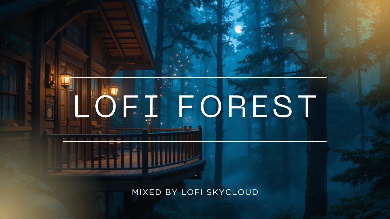 Moonlit Treehouse Sanctuary — Mystic Lofi Nights Relaxing music #lofi #music #ambient #amsr