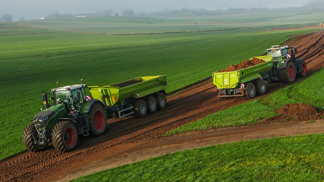 FENDT 942/1042 & KRAMPE HP24/HP30 🚜🏗 TERRASSEMENT (KERGER CONSTRUCTIONS)