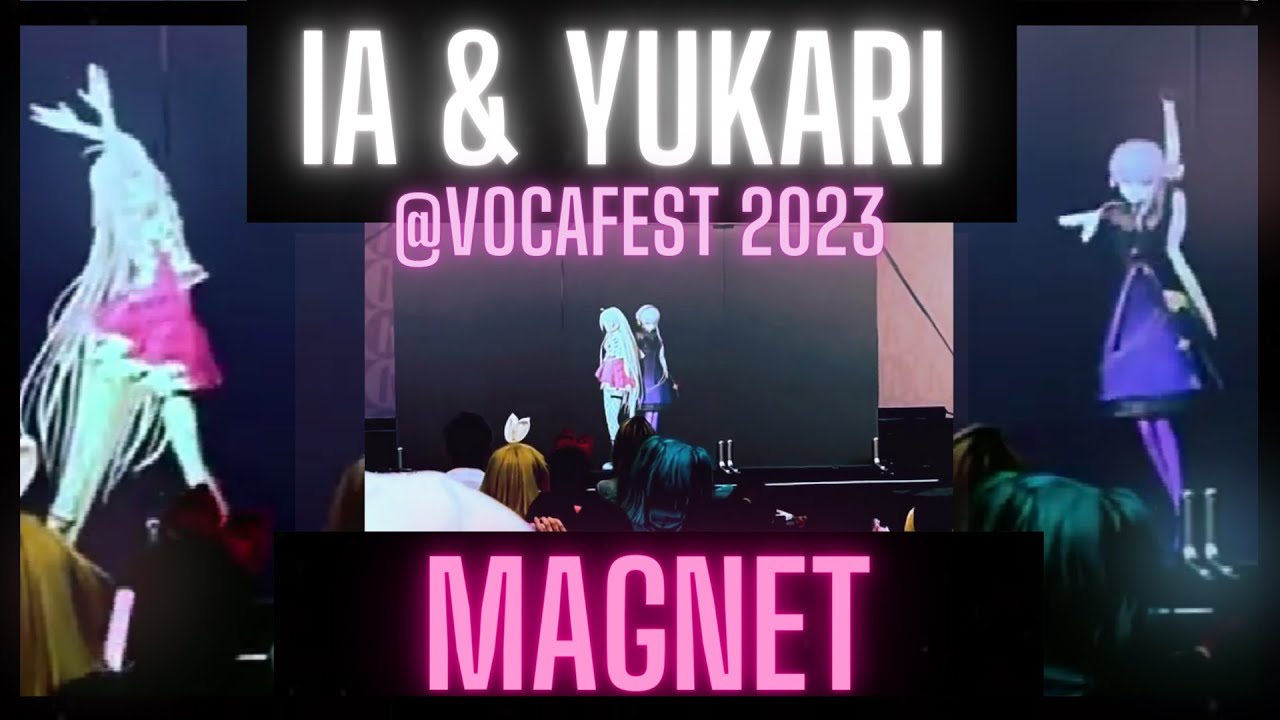【IA & YUKARI LIVE】 Magnet 💜【@VOCAFEST HYPER JAPAN 2023】【CeVIO AI Cover 】【Cover Collab, Check Desc】