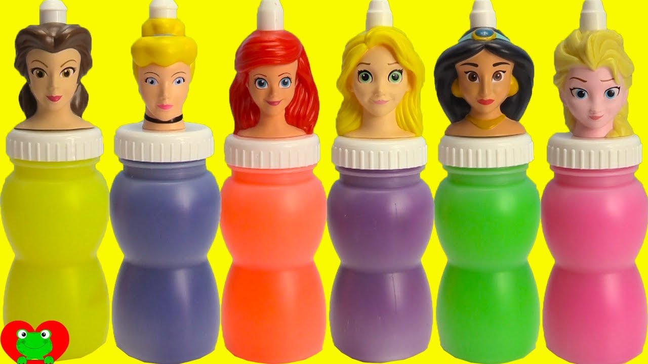 Princess Slime Surprises Belle, Ariel, Cinderella, Jasmine