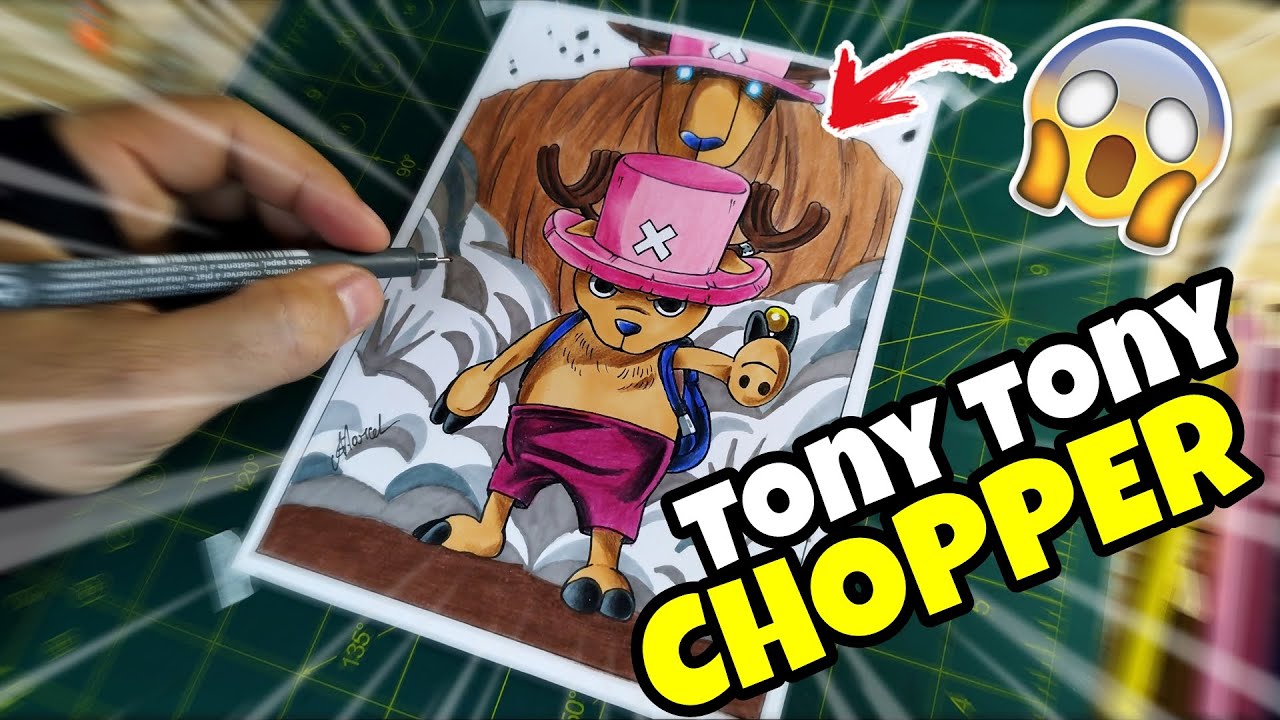 Como Desenhar o Chopper de One Piece passo a passo #1