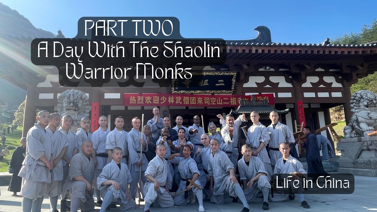 A day with the warrior monks - Part Two