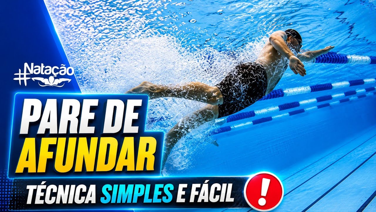 PARE de afundar NADANDO!