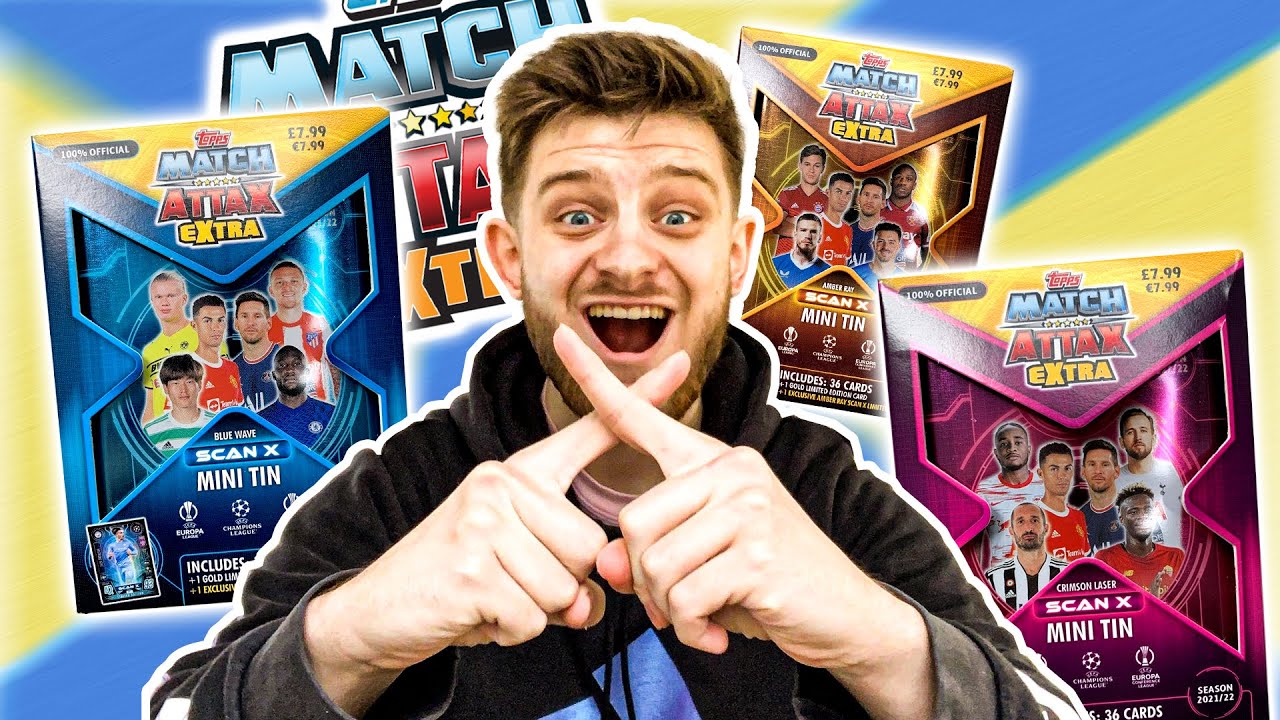 ALL 3 MINI TINS!! | Topps Match Attax Extra 2022 (Scan X Mini Tins!)