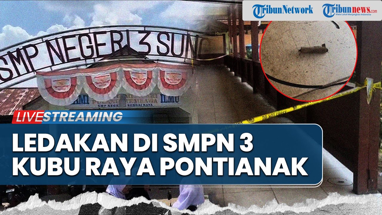 🔴BREAKING NEWS: Ledakan Mencekam di SMPN 3 Sungai Raya, Murid Berhambura, Pelaku Teror Ditangkap