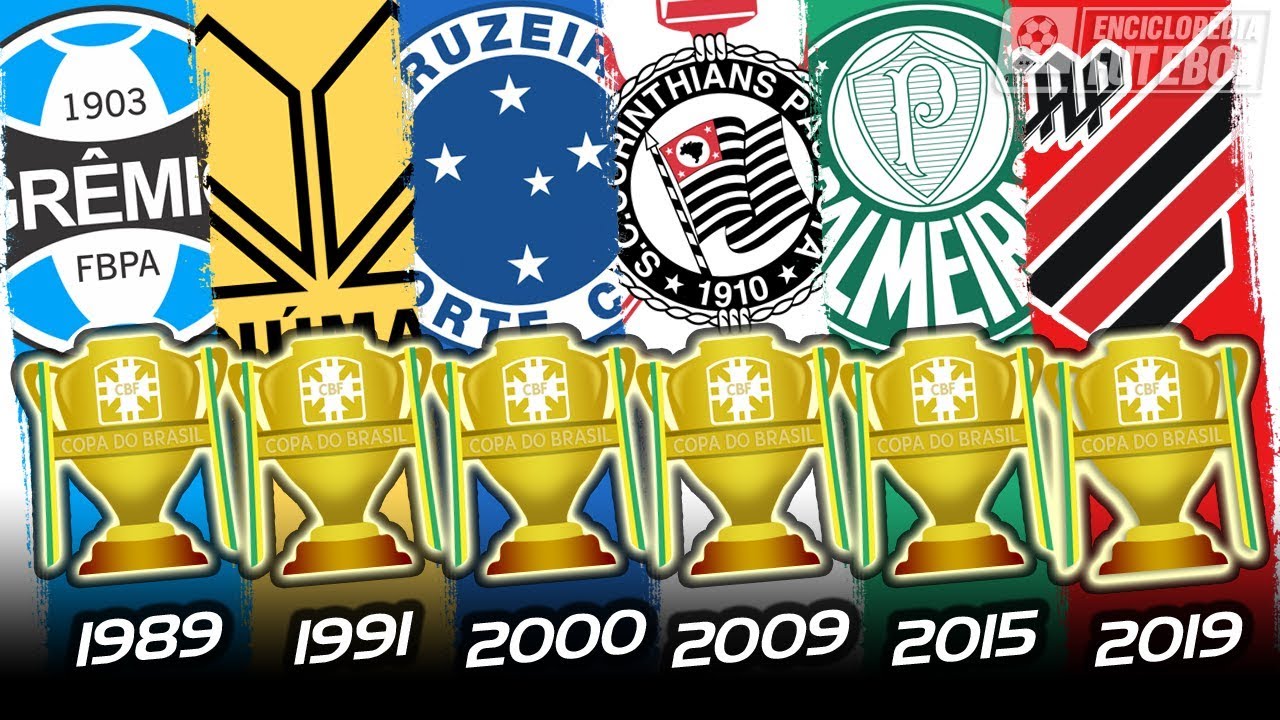 TODOS OS CAMPEÕES DA COPA DO BRASIL (1989-2019)