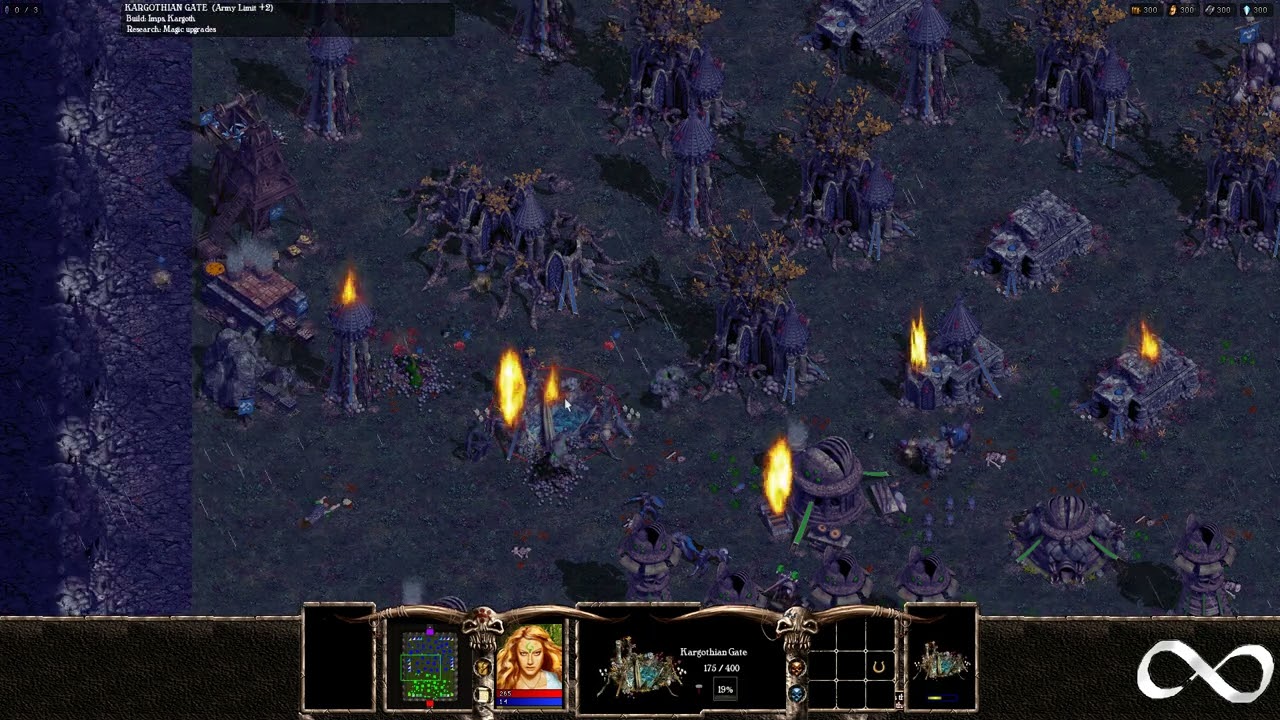Warlords Battlecry III, AI Battle, Dwarf vs Dark Elf