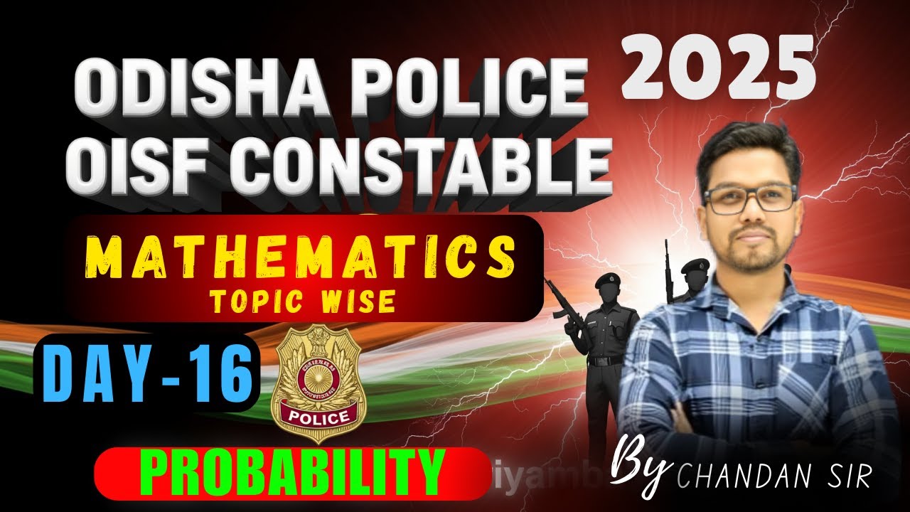 OISF DISTRICT CONSTABLE || Math(Probability) || DAY-16 ||Uniform ନିଶ୍ଚିତ #OISF#districtcostable#pmt