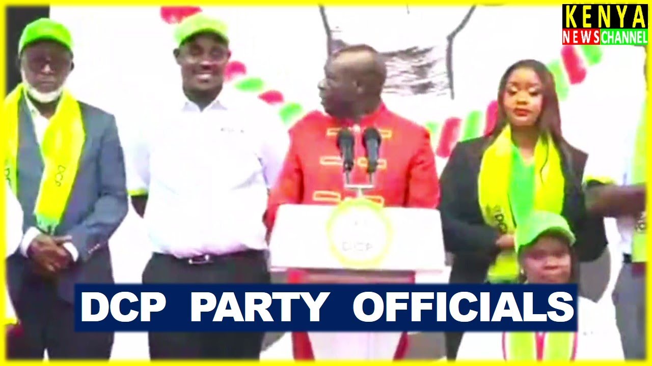 Gachagua unveils Leadership & Officials of DCP Party - The Democracy for the Citizens Party