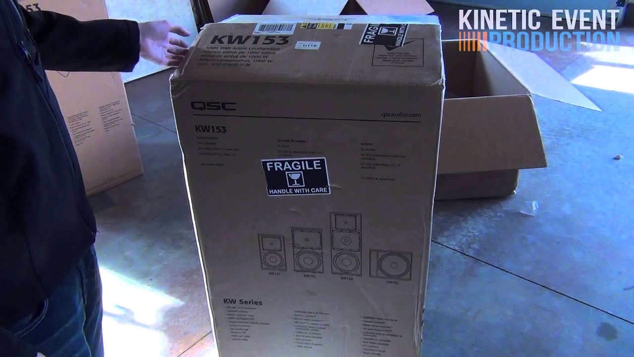 QSC KW181 and KW153 Unboxing and SPL Test