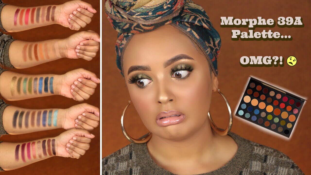 Morphe 39A Palette Review: Swatches + Tutorial!