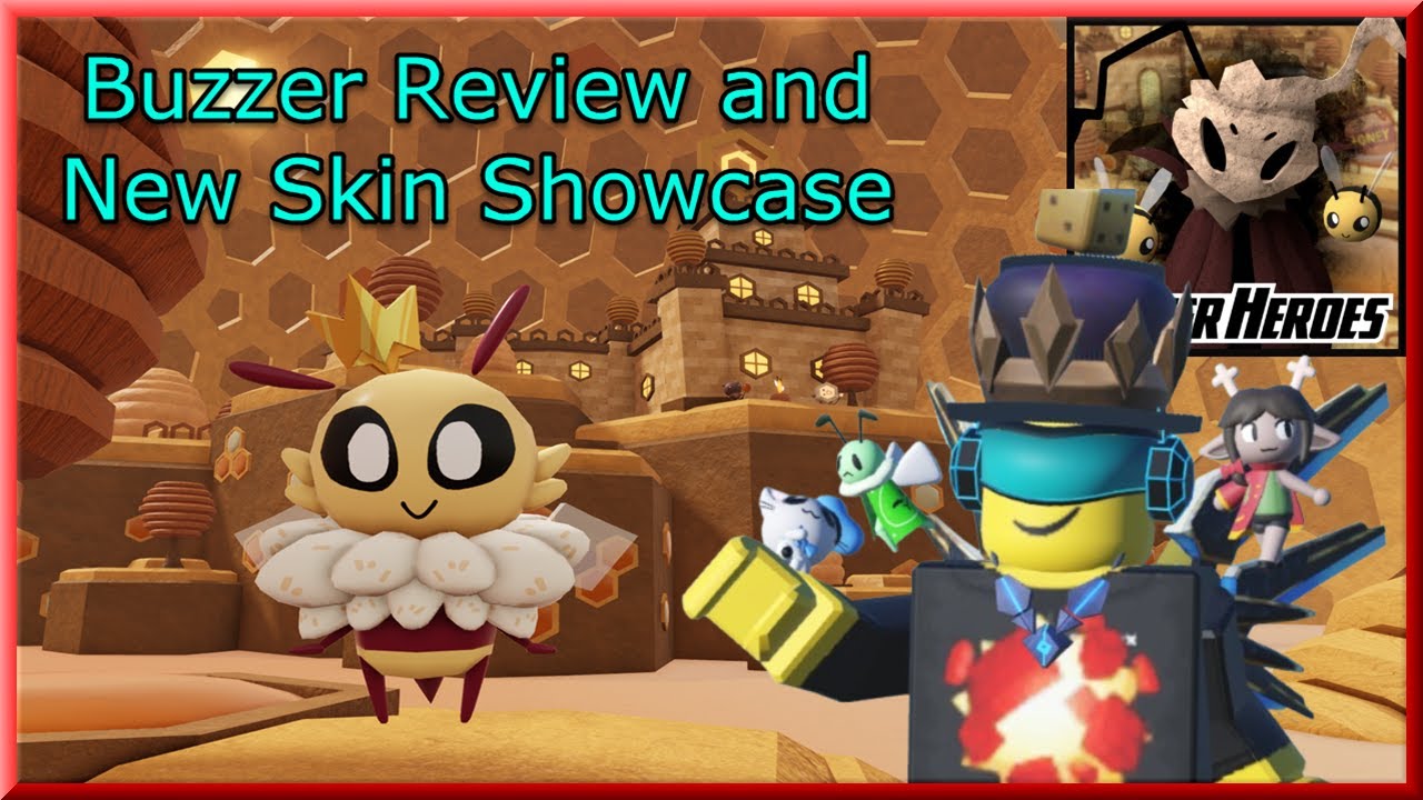 Buzzer Hero Review and Hideaway Hive Update Skin Showcase - Tower Heroes