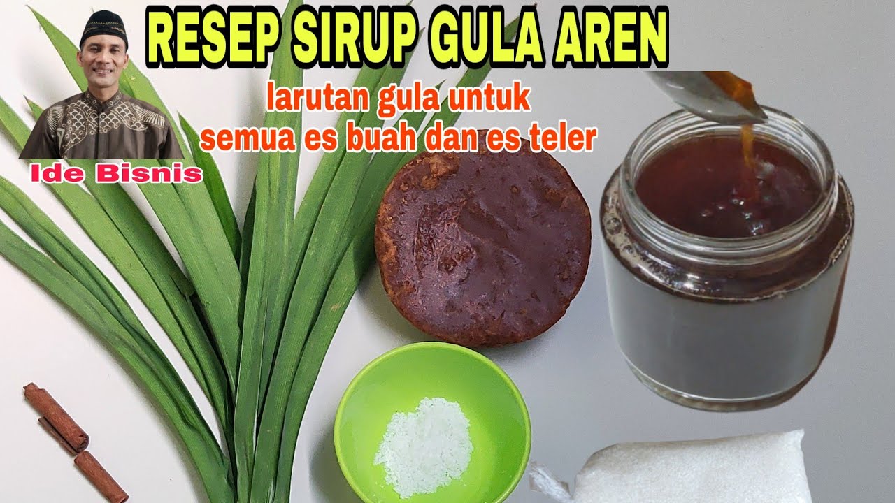 Resep sirup gula aren