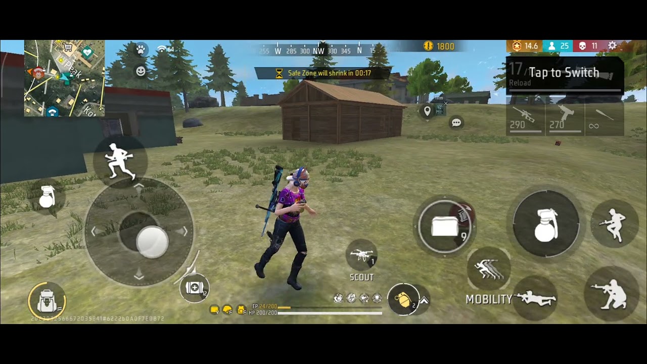 Play free fire max hacker gameplay  girl play 