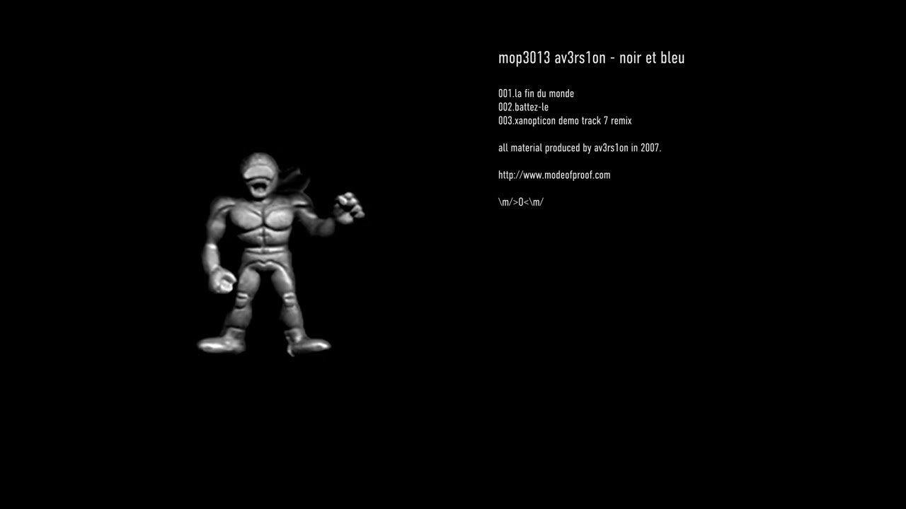 mop3013 - av3rs1on - noir et bleu