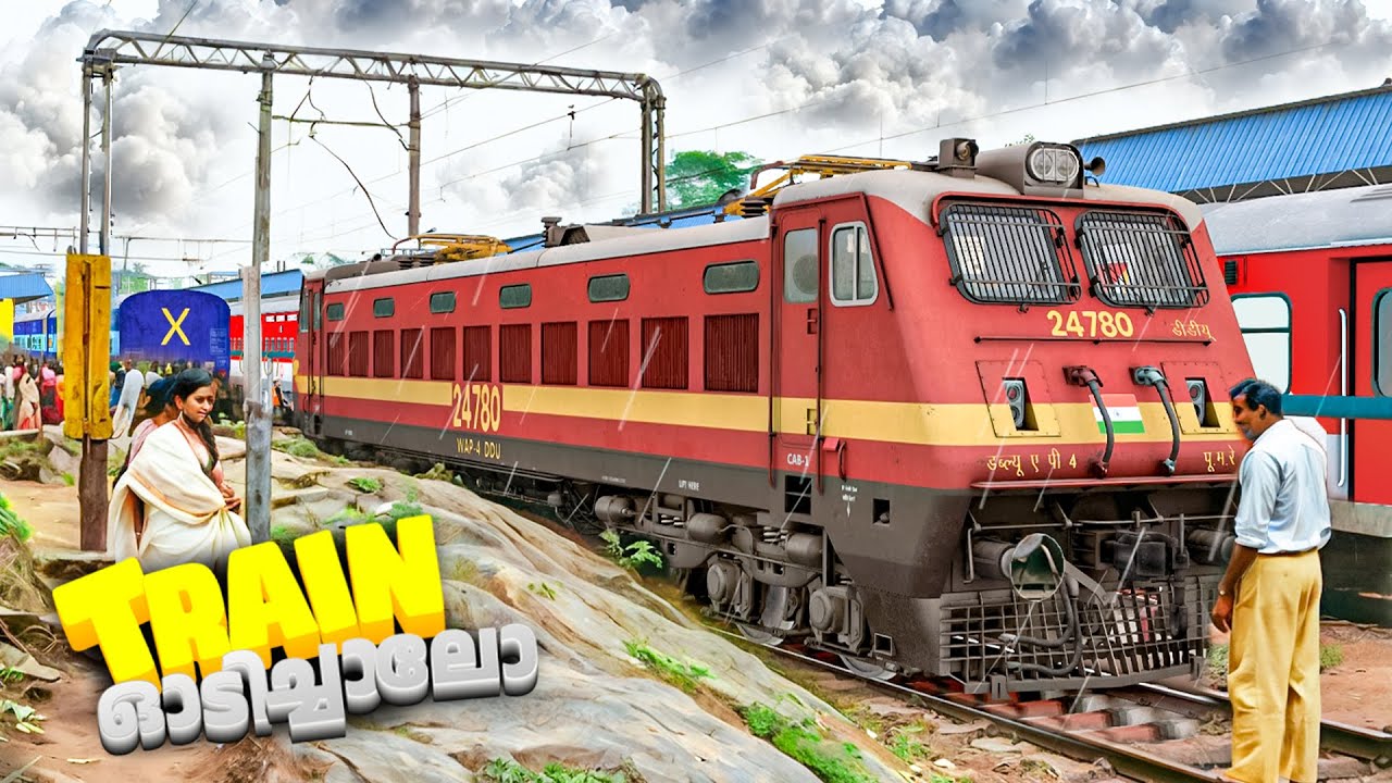 WAP 4😢Kerala Train Simulator Malayalam Gameplay TOM GAMING