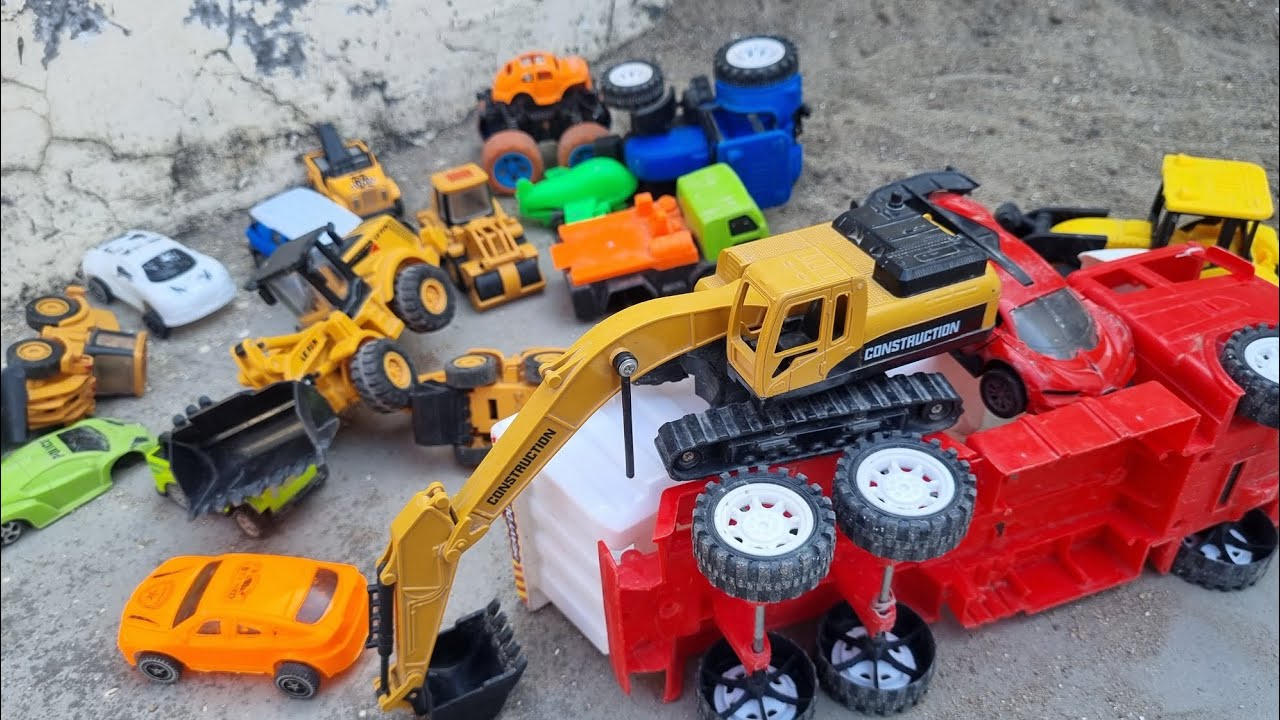 Toy car video!gadi wala cartoon #toys #jcb #jcbvideo #tractor #dumptruck 