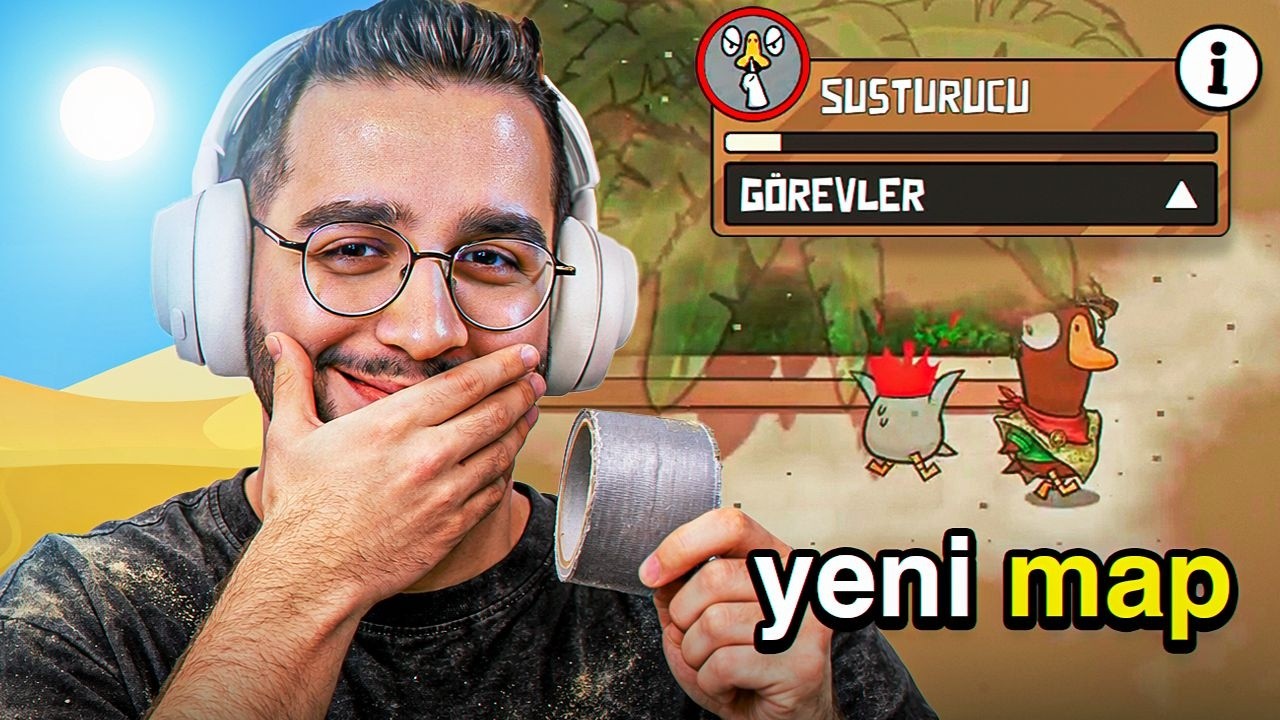 YENİ HARİTA! HERKESİ SUSTURUP MASUMLARI AVLADIM! | GOOSE GOOSE DUCK