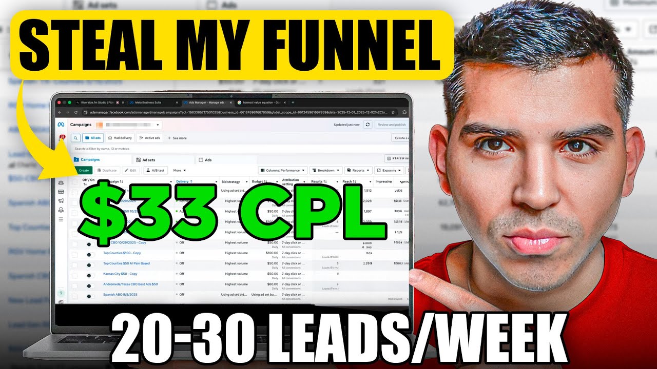 The Exact Ad Funnel That Prints Me 30&ndash;50 MOTIVATED Inbound Seller Leads A Week