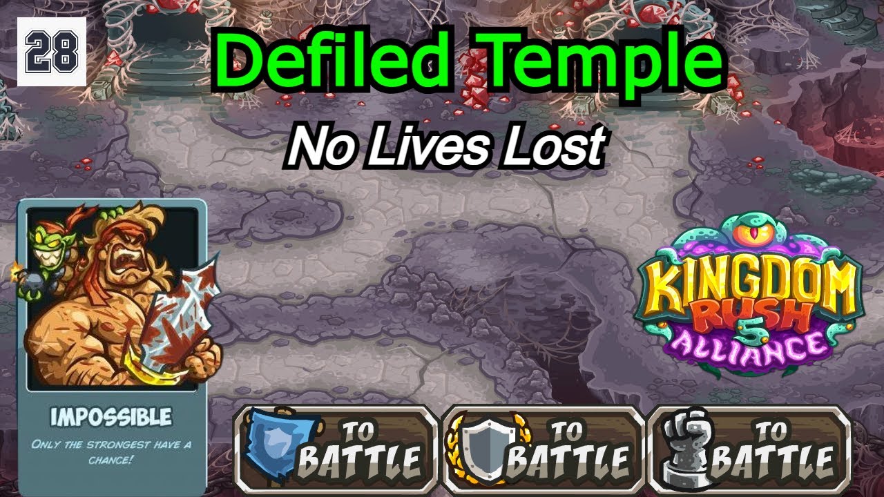 Defiled Temple | Impossible Difficulty | Kingdom Rush 5: Alliance