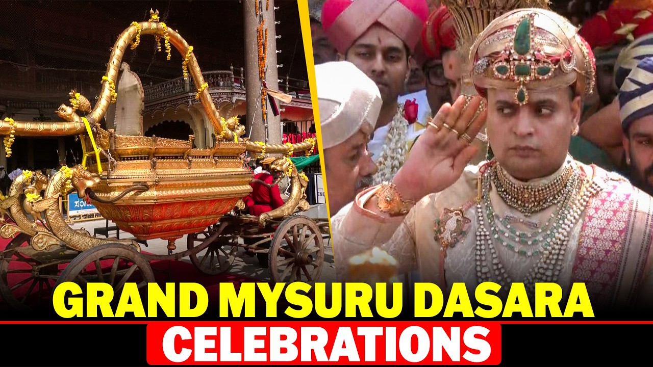 LIVE: Grand Mysuru Dasara celebrations at Mysore palace |Mysore Dasara 2026 | Vijayadashami Festival