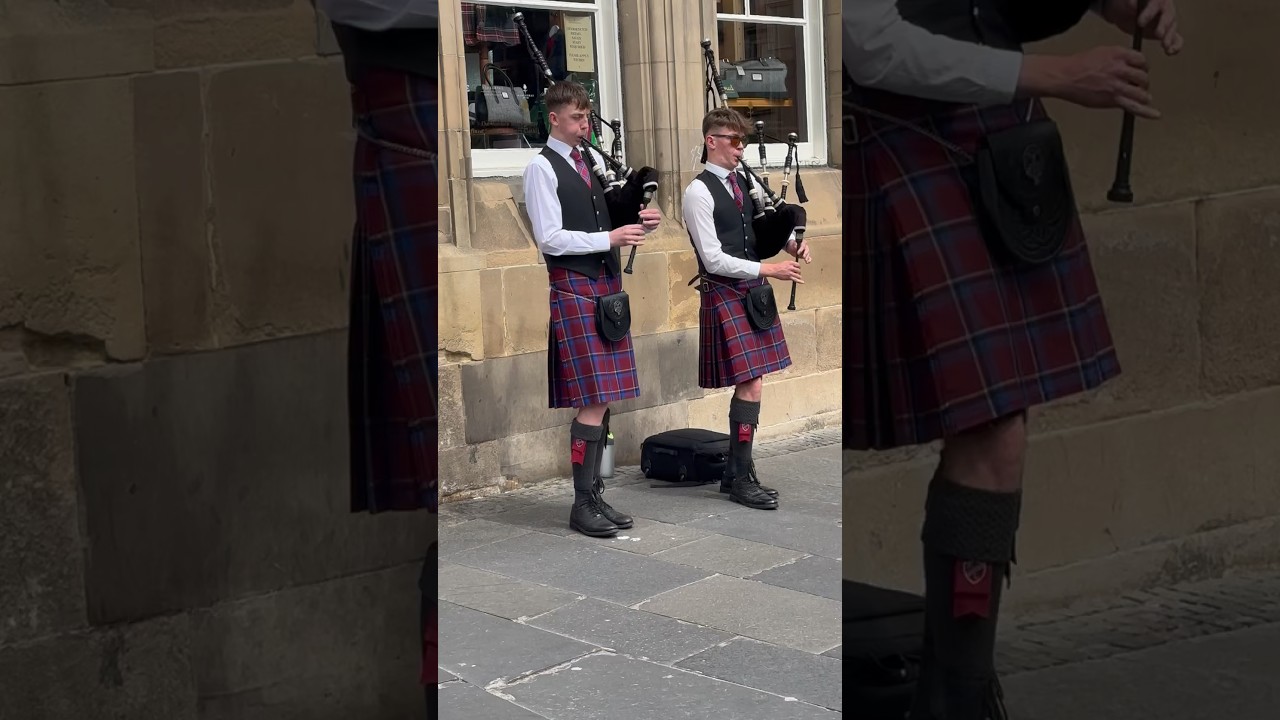 #scottish traditional clothes and music.