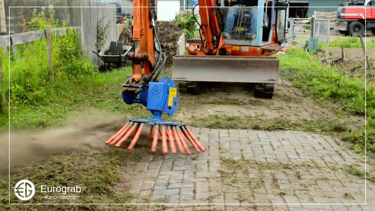 Onkruidborstel SB 45 oranje borstelkop