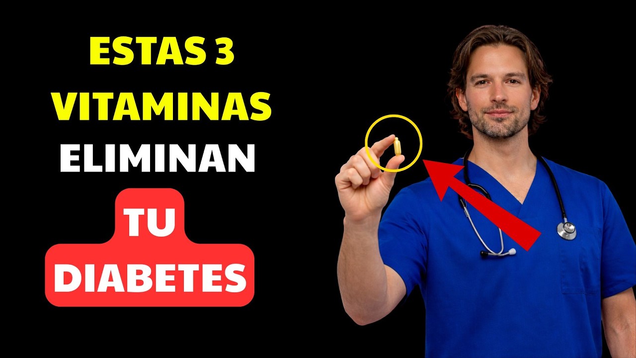 3 vitaminas que muchos diabéticos mayores de 50 necesitan para controlar el azúcar en sangre