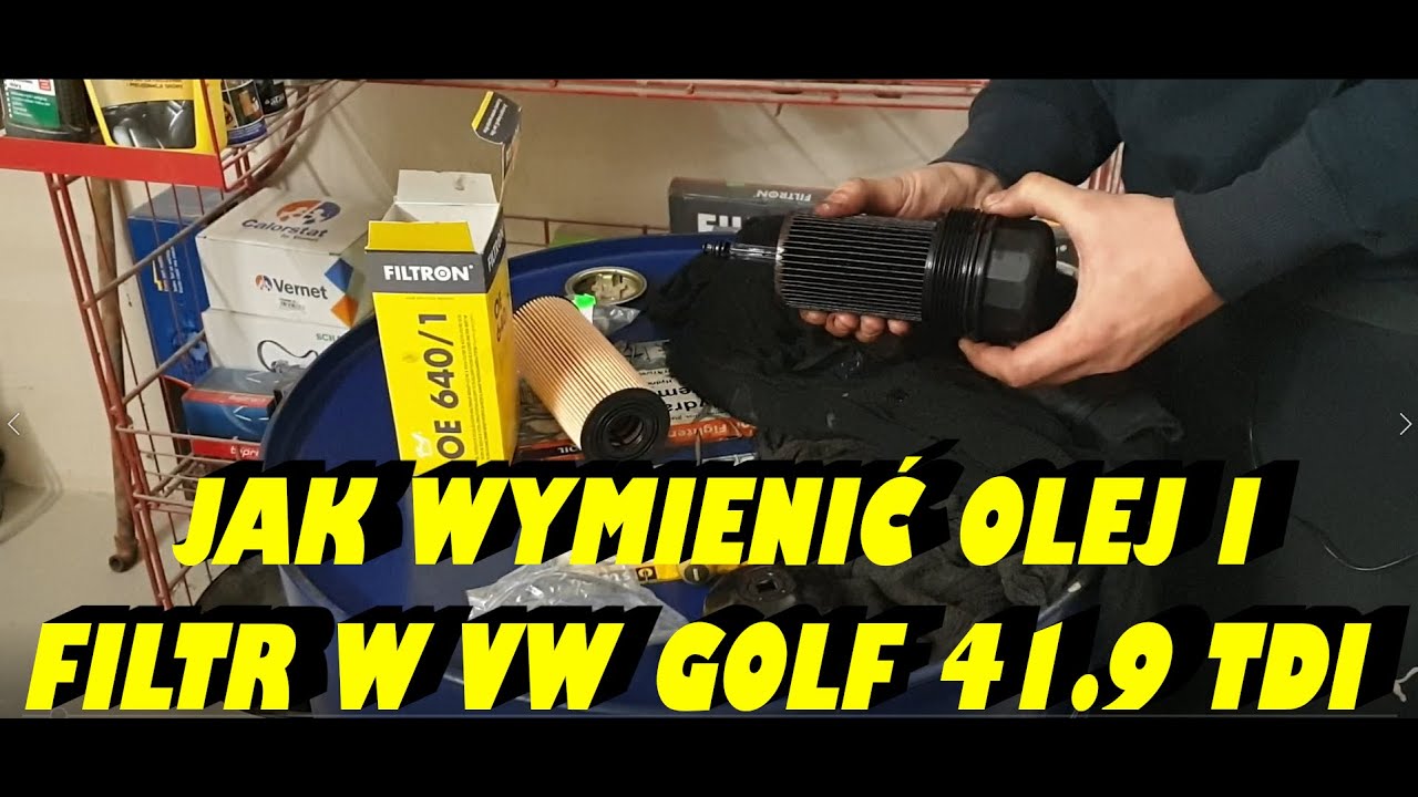 JAK WYMIENIĆ OLEJ I FILTR W VW GOLF IV 1.9 TDI . JAK ZROBIĆ TO SAM.