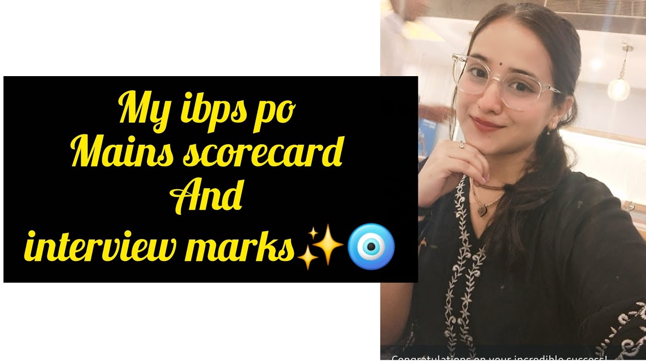 IBPS PO MAINS SCORECARD| 27 marks above cutoff! How much i got in interview? #ibpspo2025 #ibpspo 