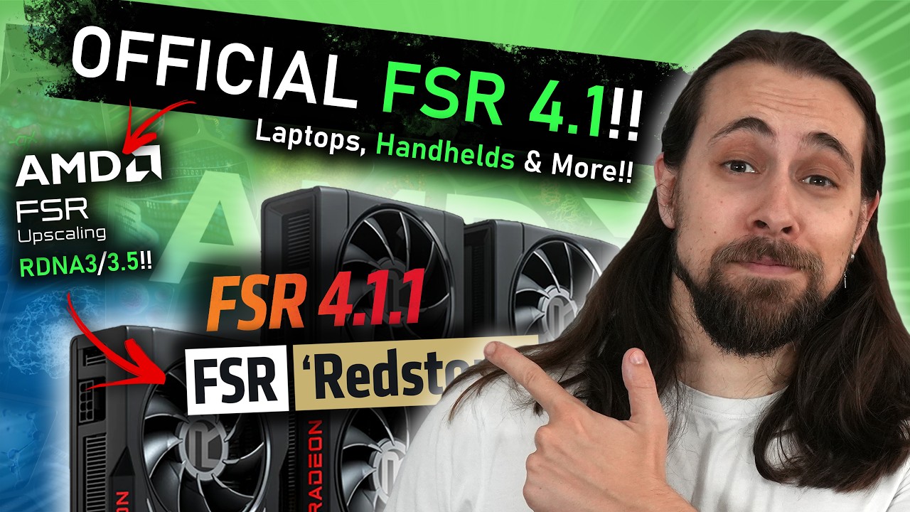 I Just FOUND how to use Official FSR 4.1 with unsupported APUs?!
