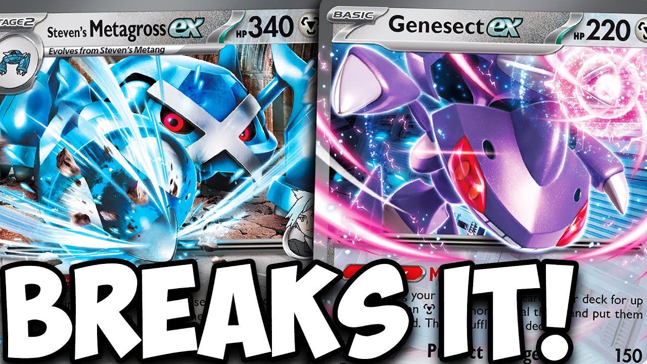 Genesect ex BREAKS Steven's Metagross ex!