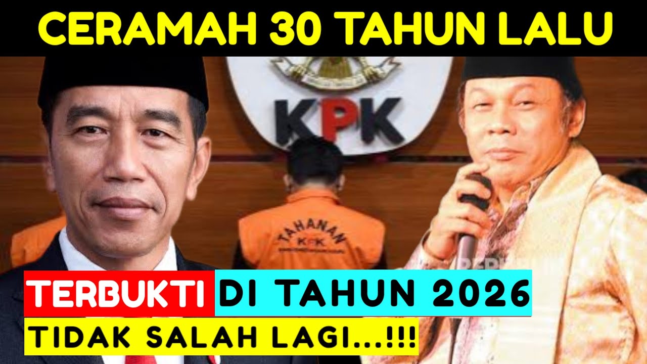 AKHIRNYA SEKARANG TERBUKTI CERAMAH 30 TAHUN LALU - CERAMAH KH ZAINUDDIN MZ