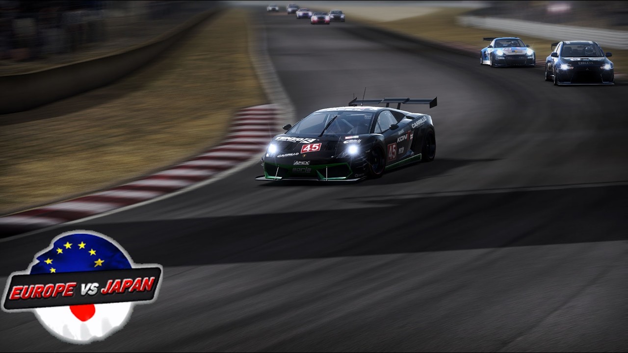 Europe vs Japan fighting for 1st place (NFS Shift)