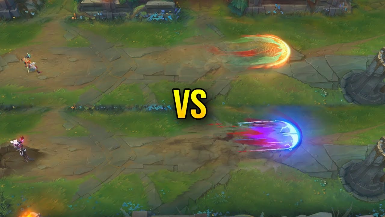 Heavenscale Ezreal vs Battle Academia Ezreal Skin Comparison - League of Legends