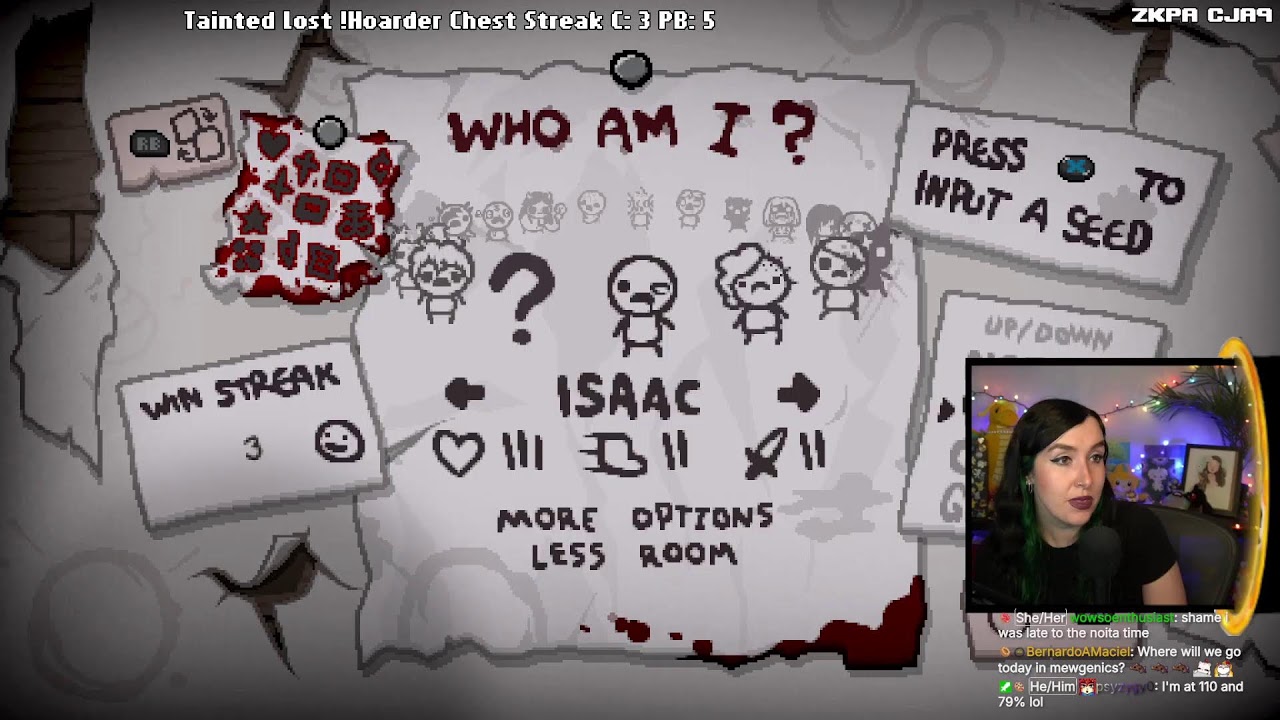 DEATHLESS post its on every character - TLost Hoarder Streak