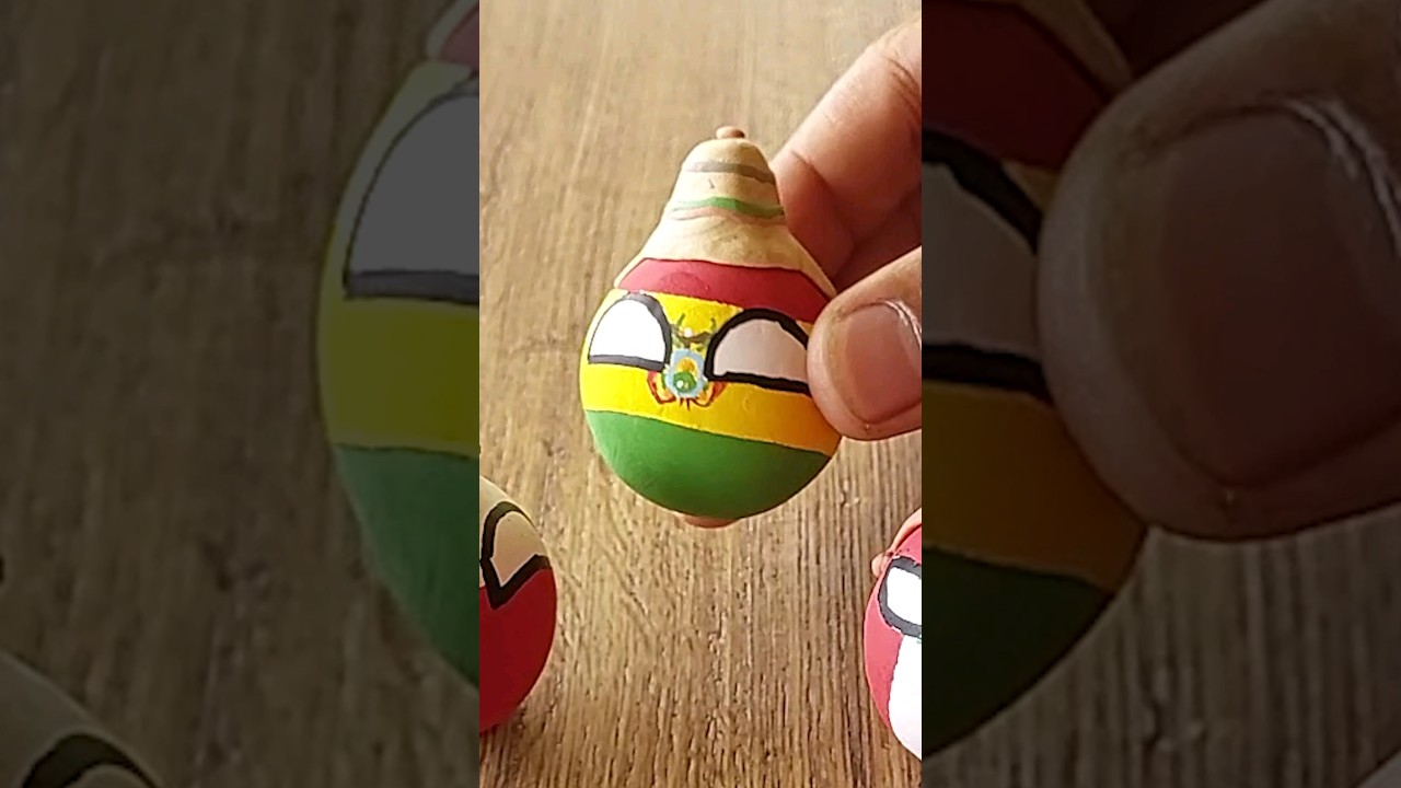 How to make your Countryballs Bolivia 🇧🇴 super easy 😉