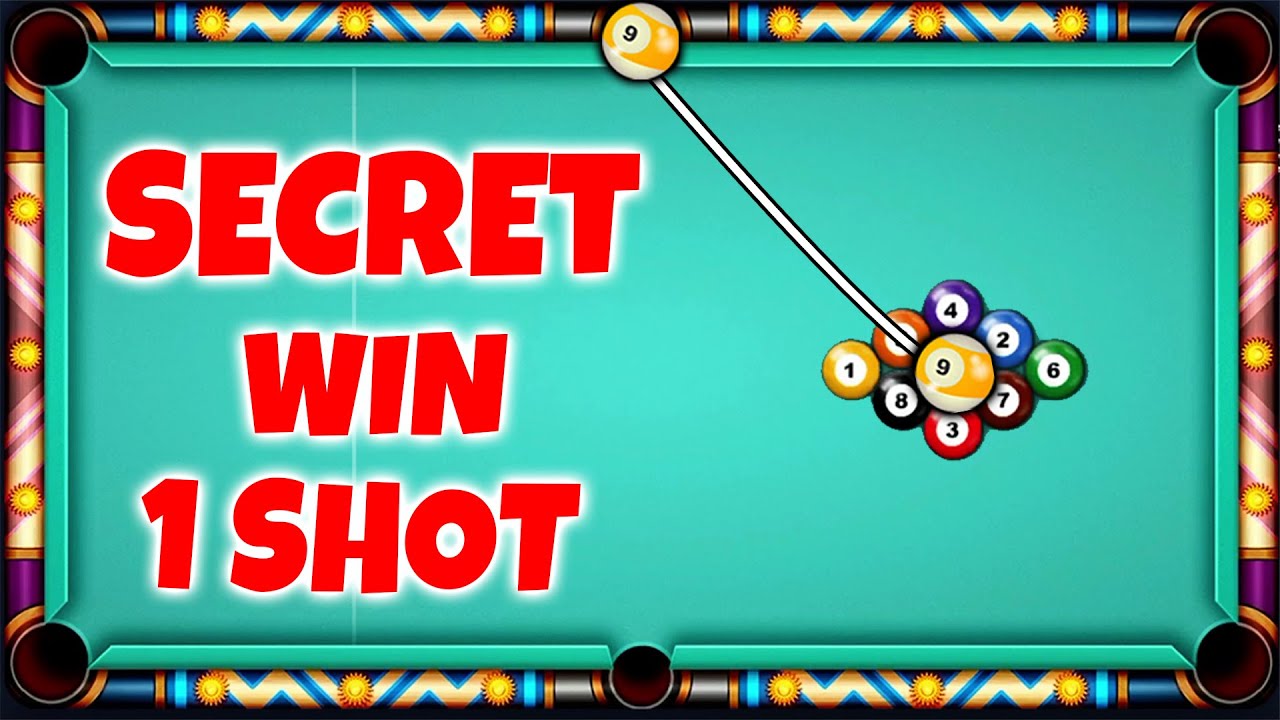 How To Win 9 Ball Pool in One Shot 🔥 8 ball pool 9 ball 1 shot win secret