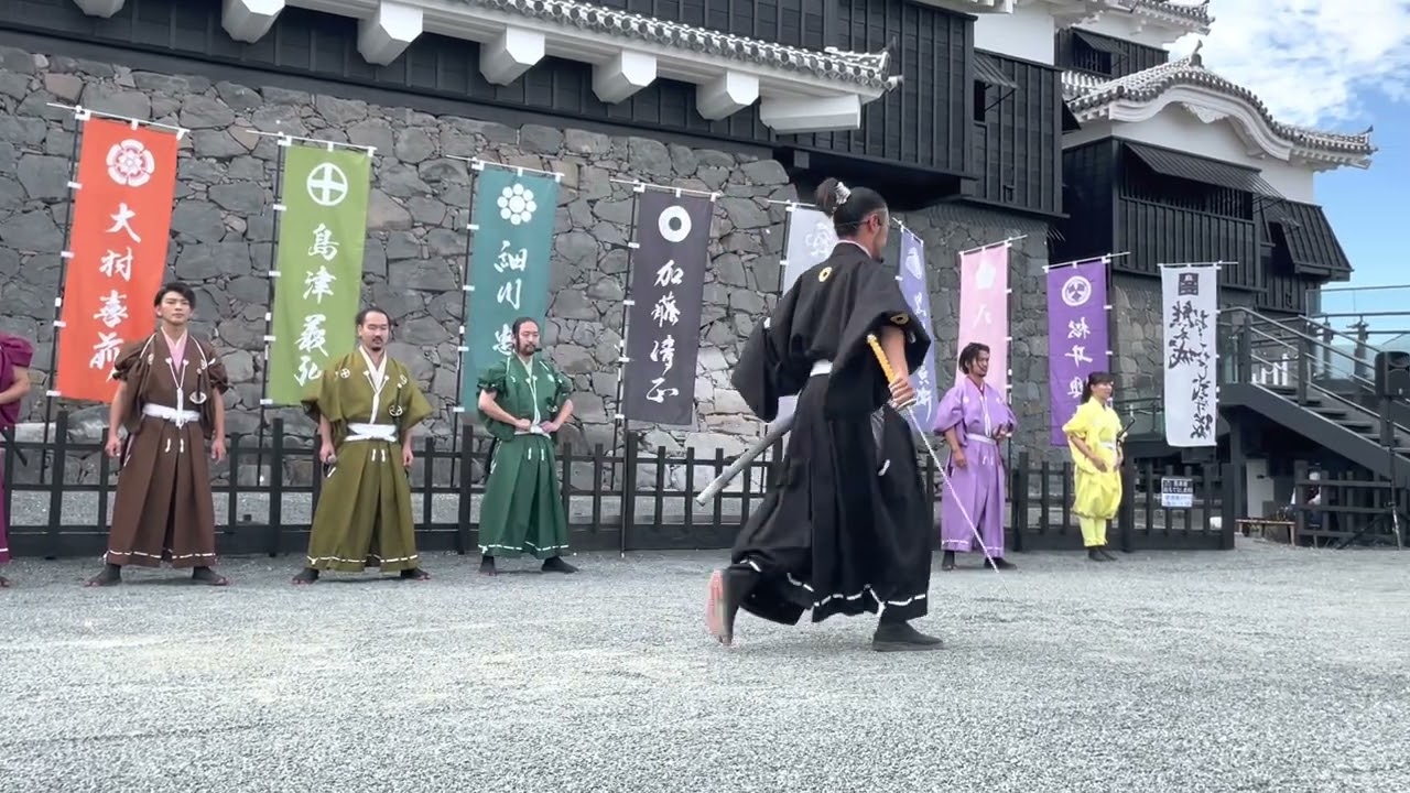 熊本城おもてなし武将隊 R4 11/2 午後 松井興長お披露目式