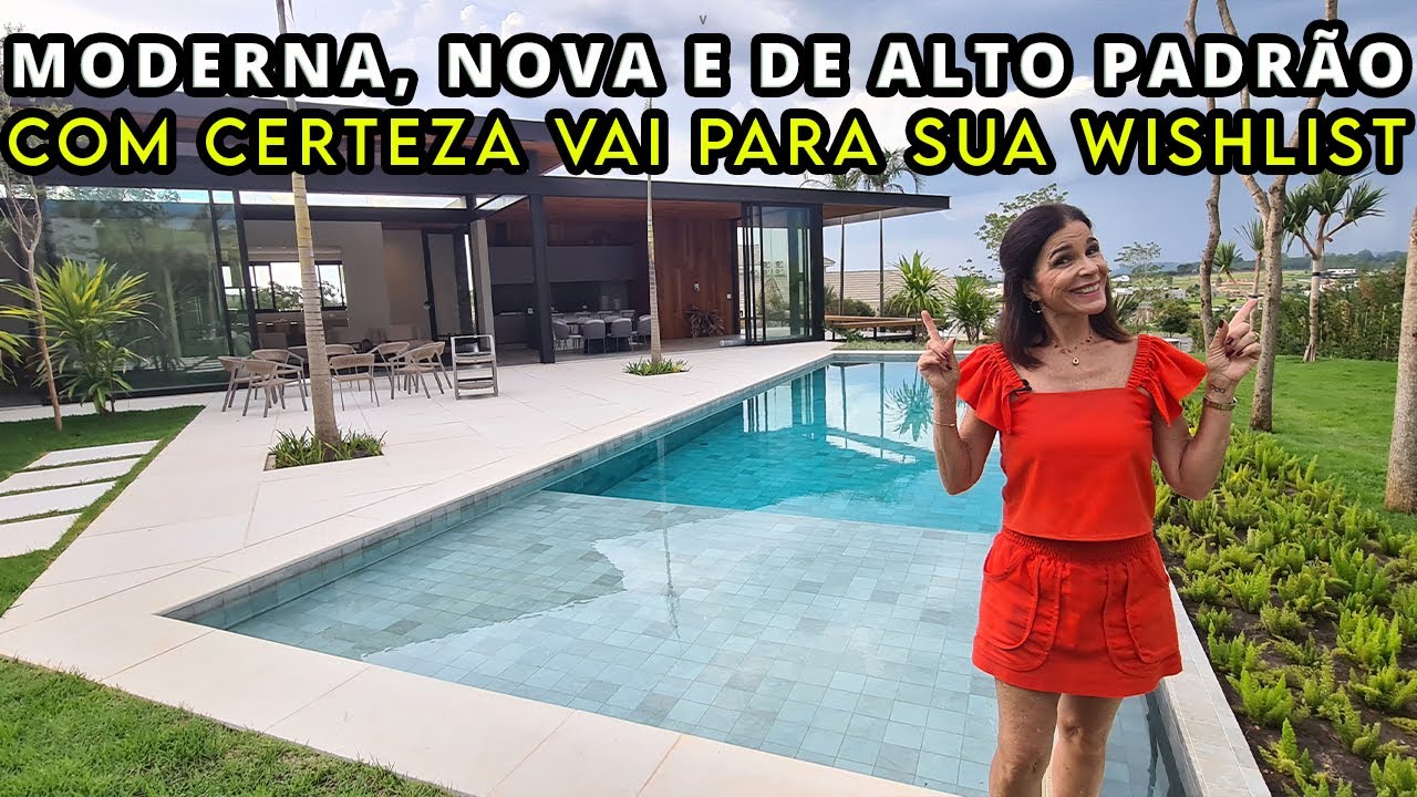 CASA MODERNA, MOBILIADA, SOFISTICADA E NOVA - CONDOMÍNIO TERRAS DE SÃO JOSÉ 2 - ITU