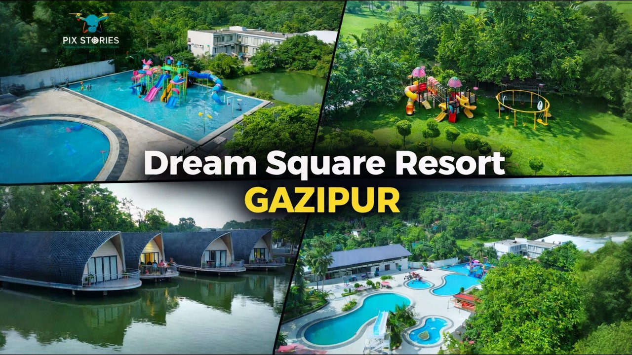 Dream Square Resort, Gazipur | Cinematic Drone View | Luxury Family Getaway