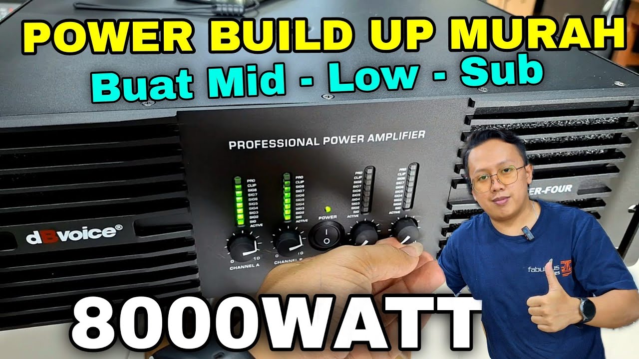Review Power DB Voice POWER FOUR Spek Gahar Harga MURAH