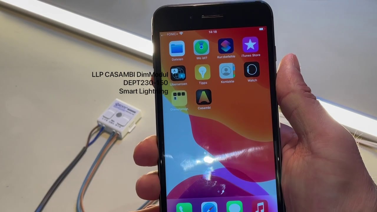 LLP Casambi Lighting Dimming Modul.  Setup and Configuration