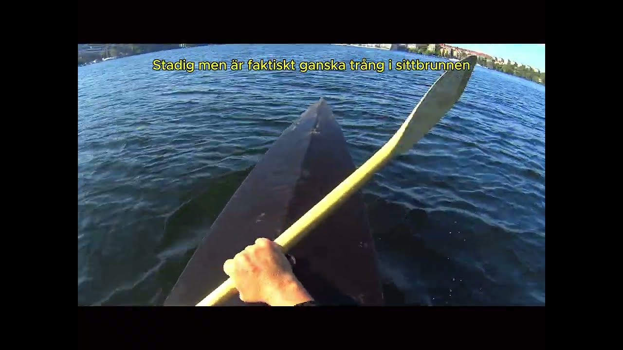 Eskimonika kajak från 1916 ritad av Sven Thorell. Sony AS-200V /1080