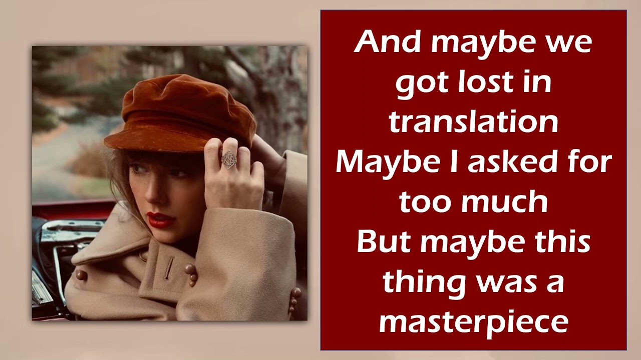 ALL TOO WELL - Taylor Swift (Taylor’s Version) (lyrics)